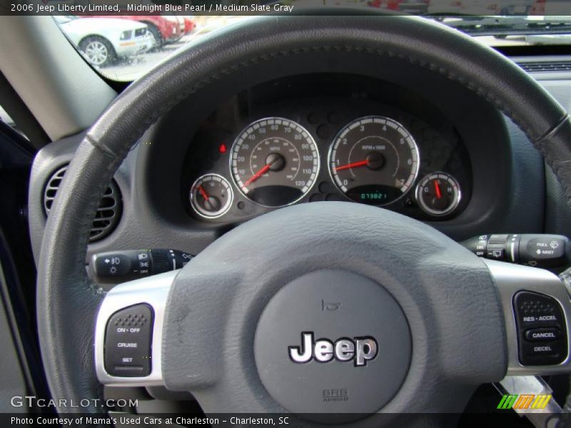 Midnight Blue Pearl / Medium Slate Gray 2006 Jeep Liberty Limited
