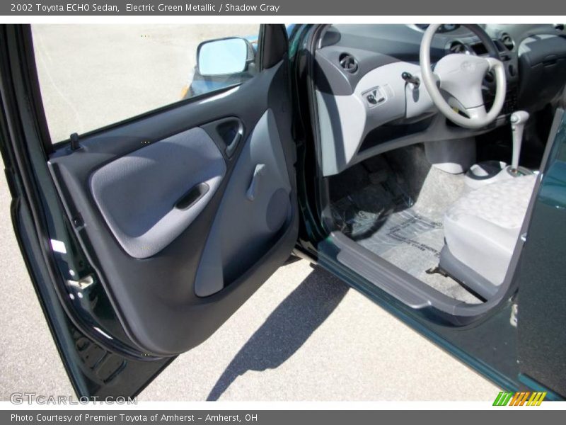 Electric Green Metallic / Shadow Gray 2002 Toyota ECHO Sedan