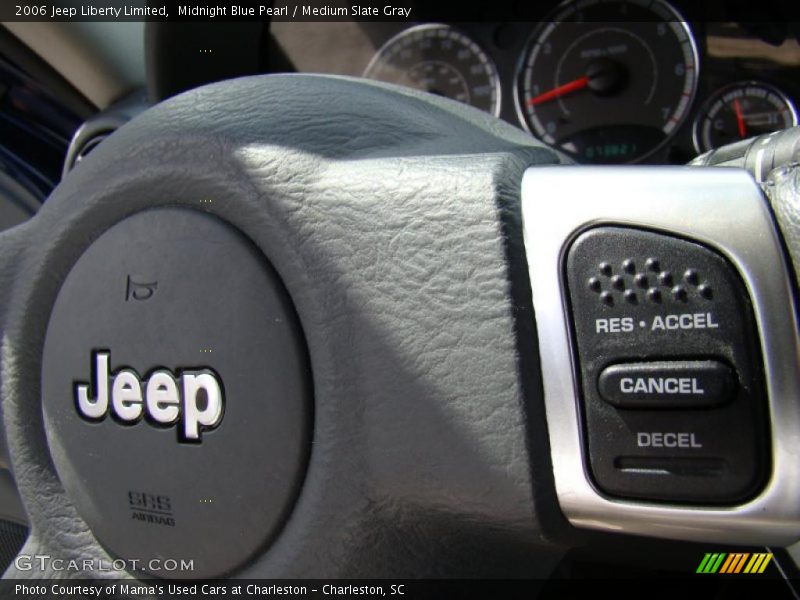 Midnight Blue Pearl / Medium Slate Gray 2006 Jeep Liberty Limited