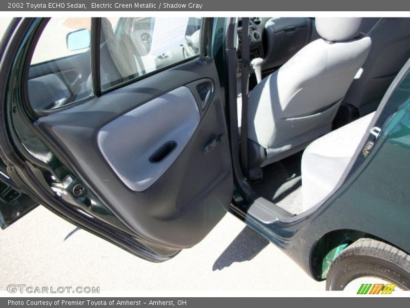 Electric Green Metallic / Shadow Gray 2002 Toyota ECHO Sedan