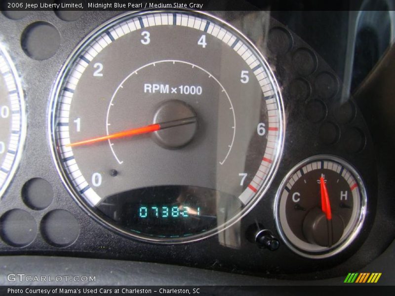 Midnight Blue Pearl / Medium Slate Gray 2006 Jeep Liberty Limited