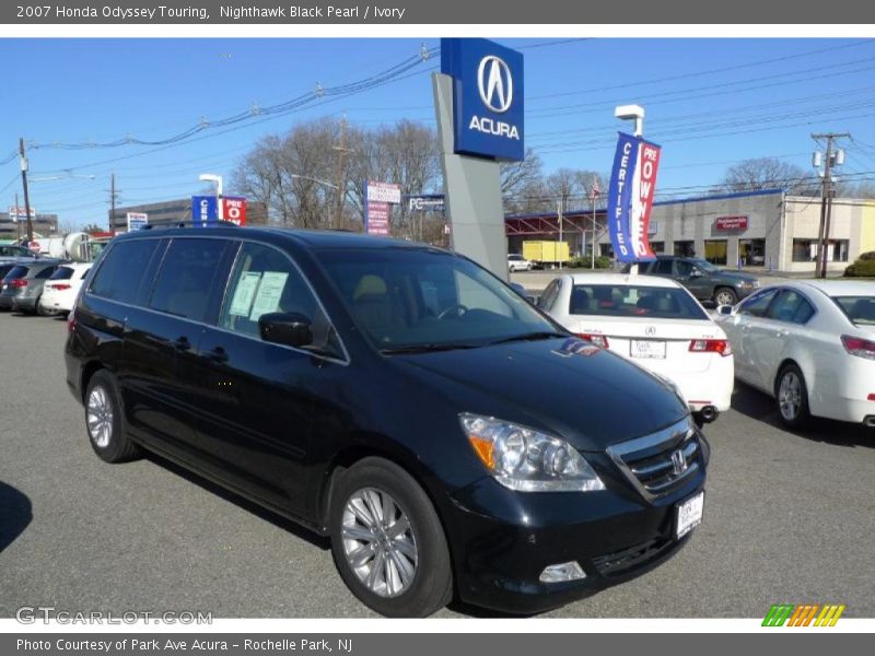Nighthawk Black Pearl / Ivory 2007 Honda Odyssey Touring