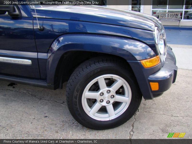 Midnight Blue Pearl / Medium Slate Gray 2006 Jeep Liberty Limited