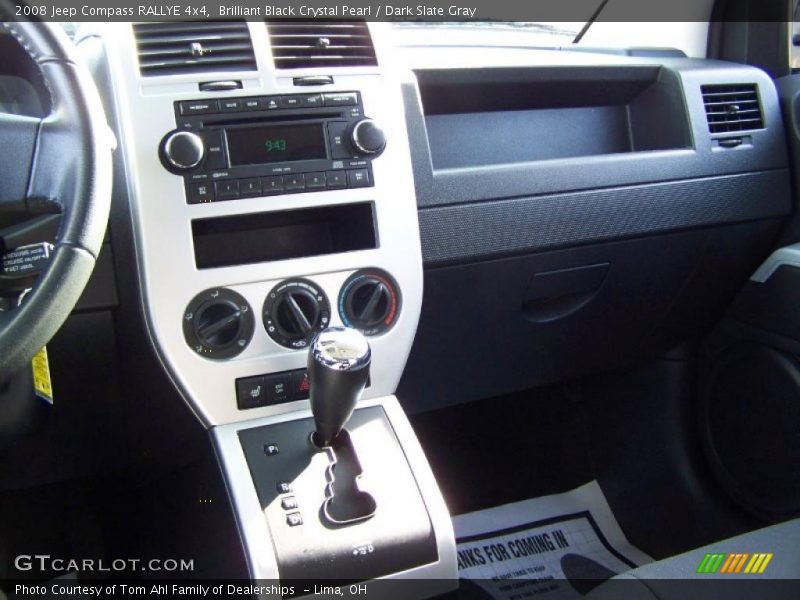 Brilliant Black Crystal Pearl / Dark Slate Gray 2008 Jeep Compass RALLYE 4x4