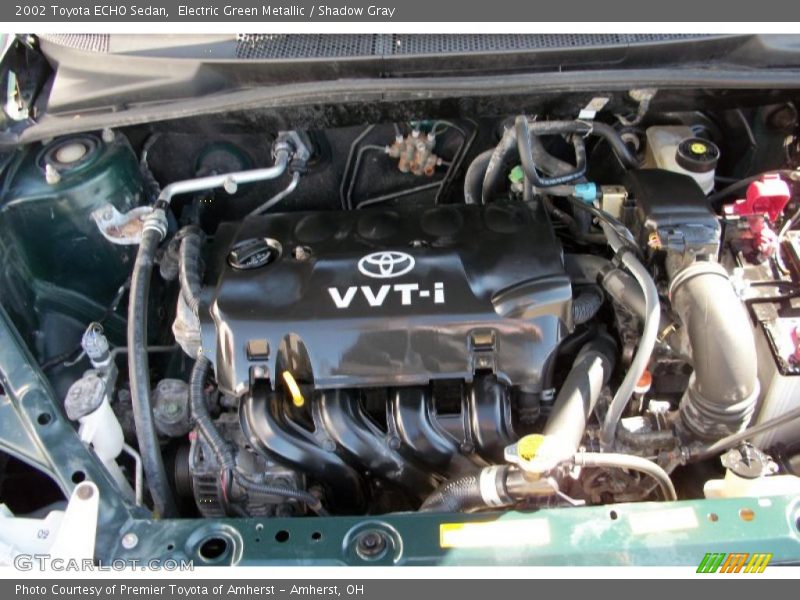 Electric Green Metallic / Shadow Gray 2002 Toyota ECHO Sedan