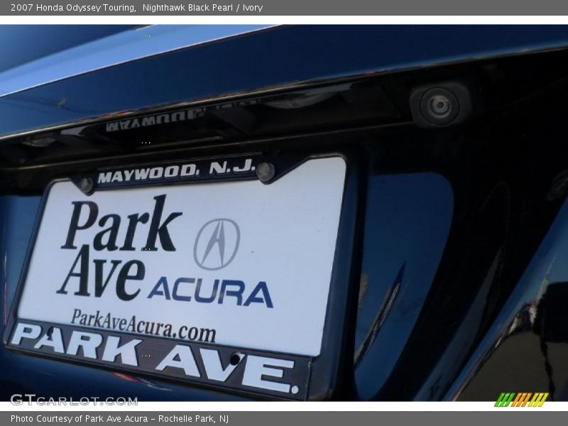 Nighthawk Black Pearl / Ivory 2007 Honda Odyssey Touring