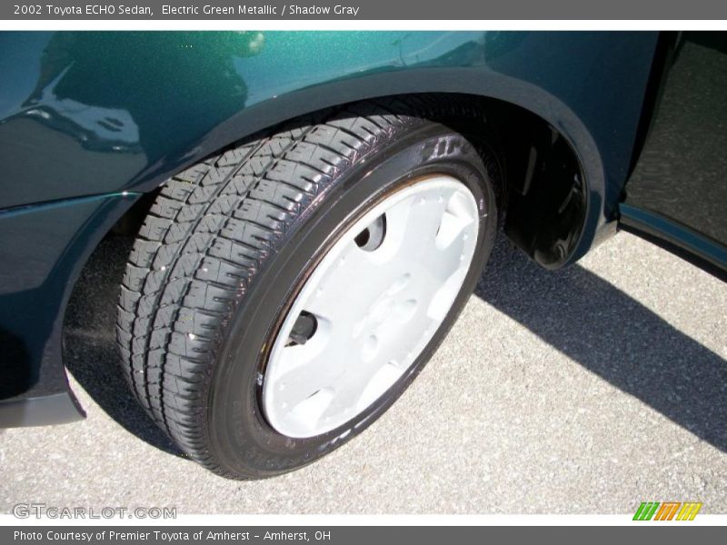 Electric Green Metallic / Shadow Gray 2002 Toyota ECHO Sedan