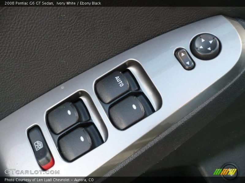 Ivory White / Ebony Black 2008 Pontiac G6 GT Sedan