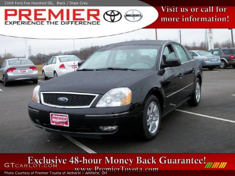 Black / Shale Grey 2006 Ford Five Hundred SEL