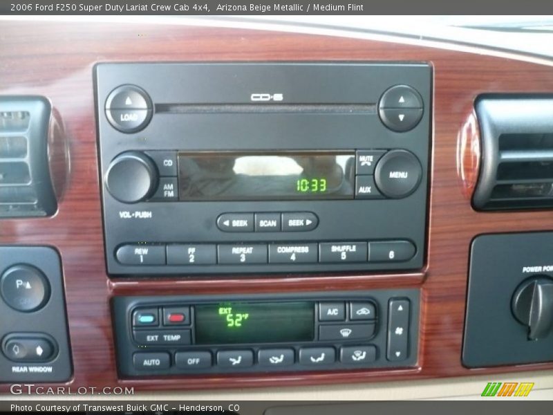Arizona Beige Metallic / Medium Flint 2006 Ford F250 Super Duty Lariat Crew Cab 4x4