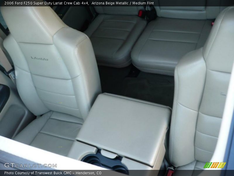 Arizona Beige Metallic / Medium Flint 2006 Ford F250 Super Duty Lariat Crew Cab 4x4