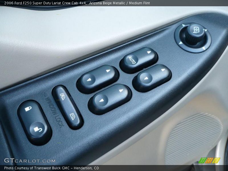 Arizona Beige Metallic / Medium Flint 2006 Ford F250 Super Duty Lariat Crew Cab 4x4