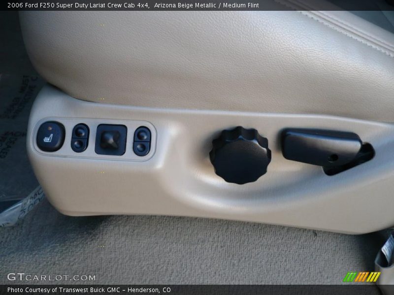 Arizona Beige Metallic / Medium Flint 2006 Ford F250 Super Duty Lariat Crew Cab 4x4