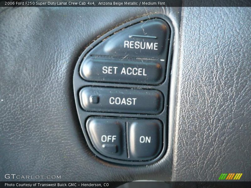 Arizona Beige Metallic / Medium Flint 2006 Ford F250 Super Duty Lariat Crew Cab 4x4