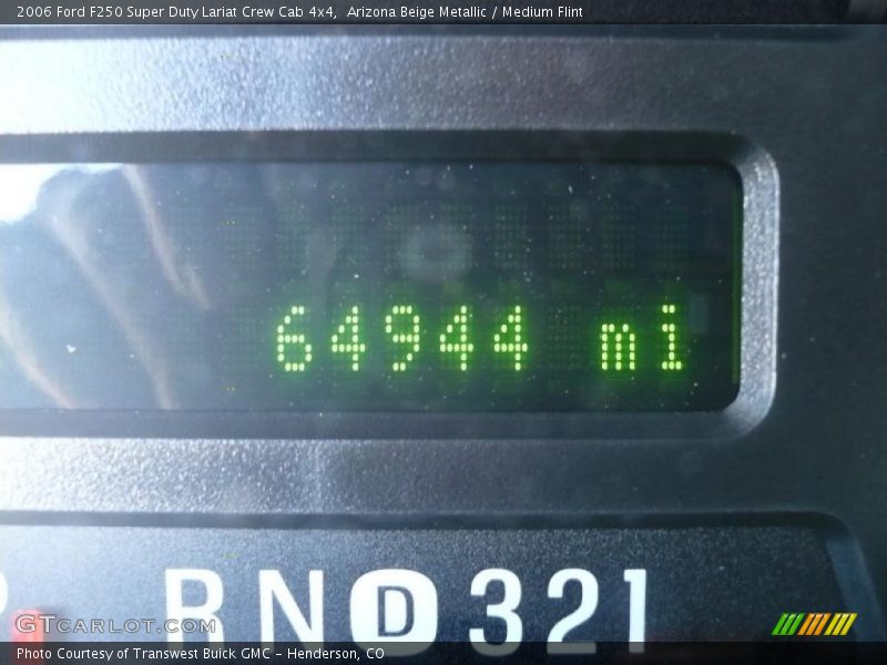 Arizona Beige Metallic / Medium Flint 2006 Ford F250 Super Duty Lariat Crew Cab 4x4