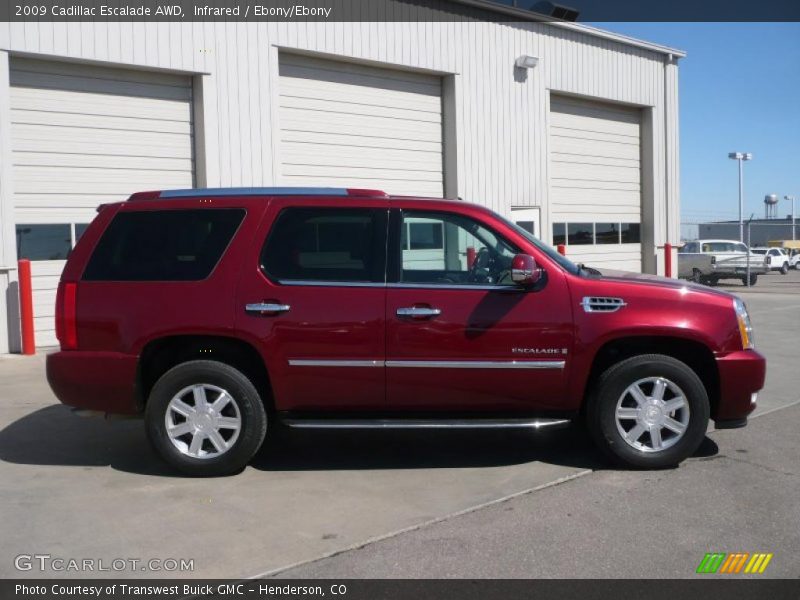 Infrared / Ebony/Ebony 2009 Cadillac Escalade AWD