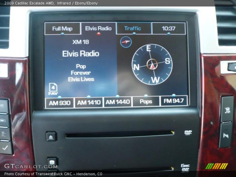 Infrared / Ebony/Ebony 2009 Cadillac Escalade AWD
