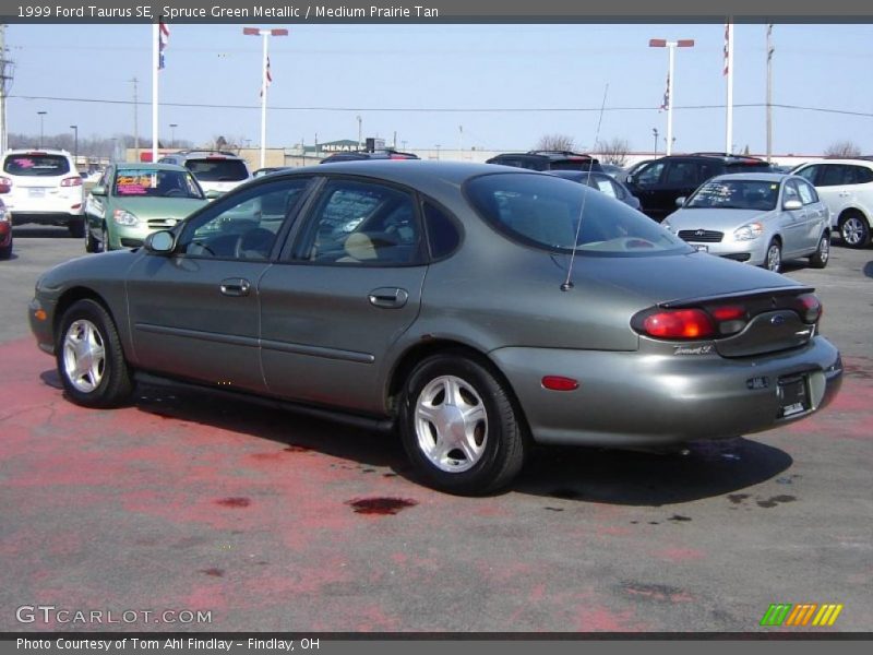 Spruce Green Metallic / Medium Prairie Tan 1999 Ford Taurus SE