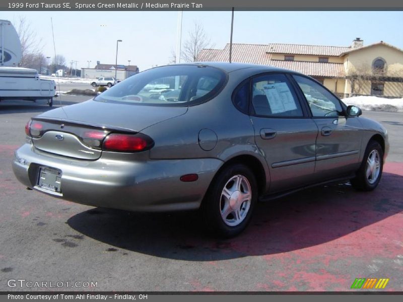 Spruce Green Metallic / Medium Prairie Tan 1999 Ford Taurus SE