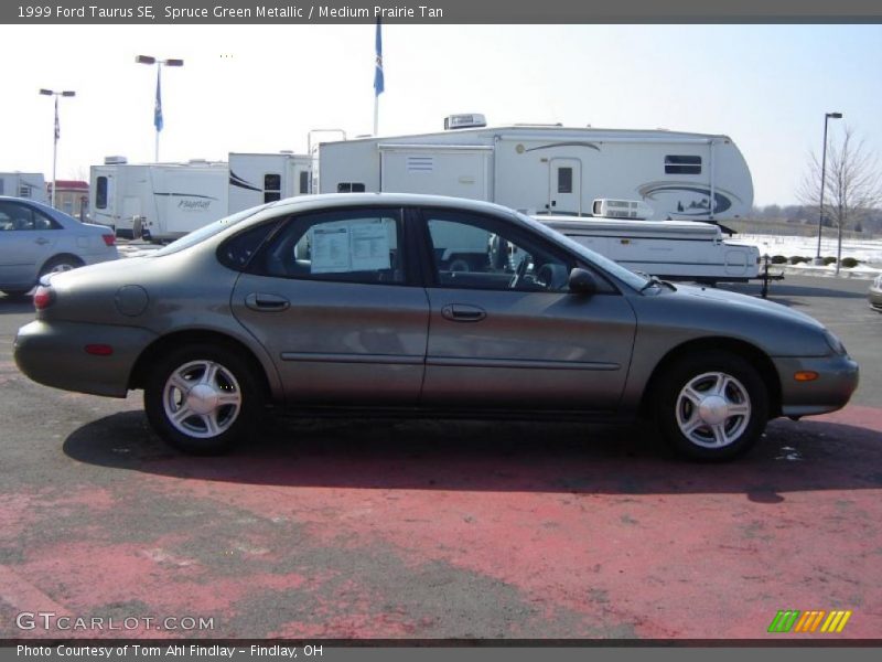 Spruce Green Metallic / Medium Prairie Tan 1999 Ford Taurus SE