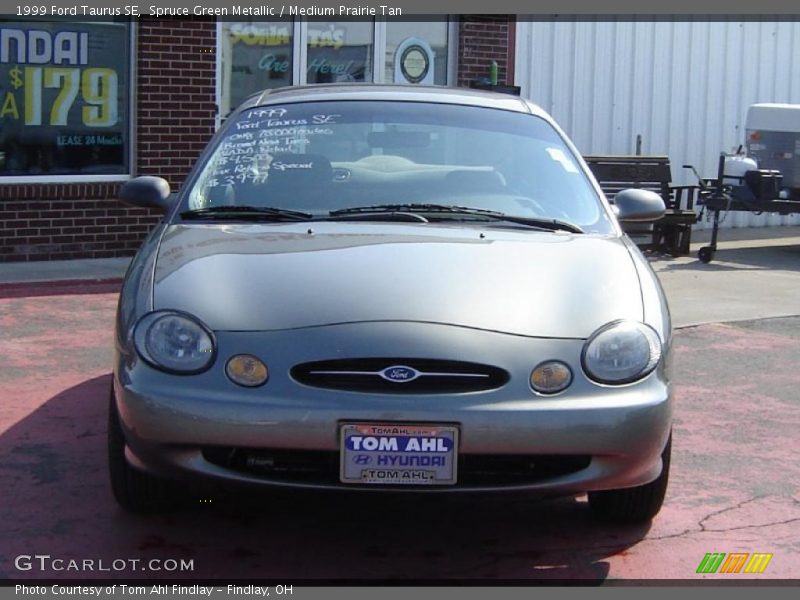 Spruce Green Metallic / Medium Prairie Tan 1999 Ford Taurus SE