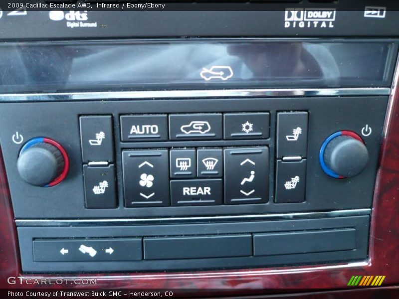 Infrared / Ebony/Ebony 2009 Cadillac Escalade AWD