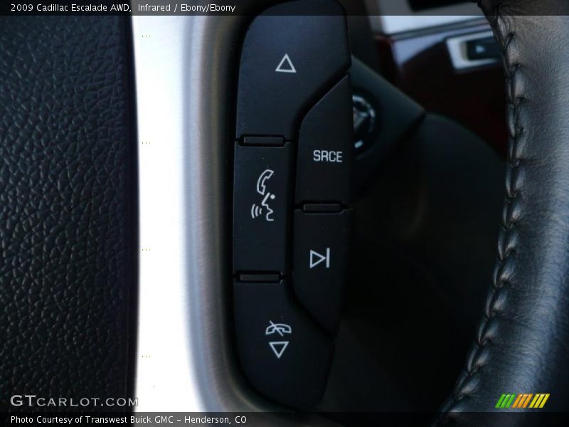 Infrared / Ebony/Ebony 2009 Cadillac Escalade AWD