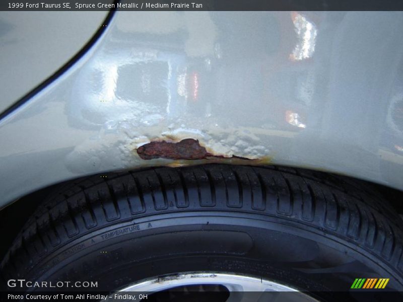 Spruce Green Metallic / Medium Prairie Tan 1999 Ford Taurus SE