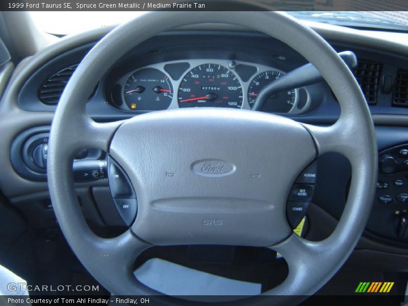Spruce Green Metallic / Medium Prairie Tan 1999 Ford Taurus SE