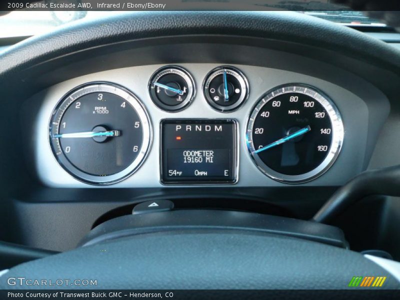 Infrared / Ebony/Ebony 2009 Cadillac Escalade AWD