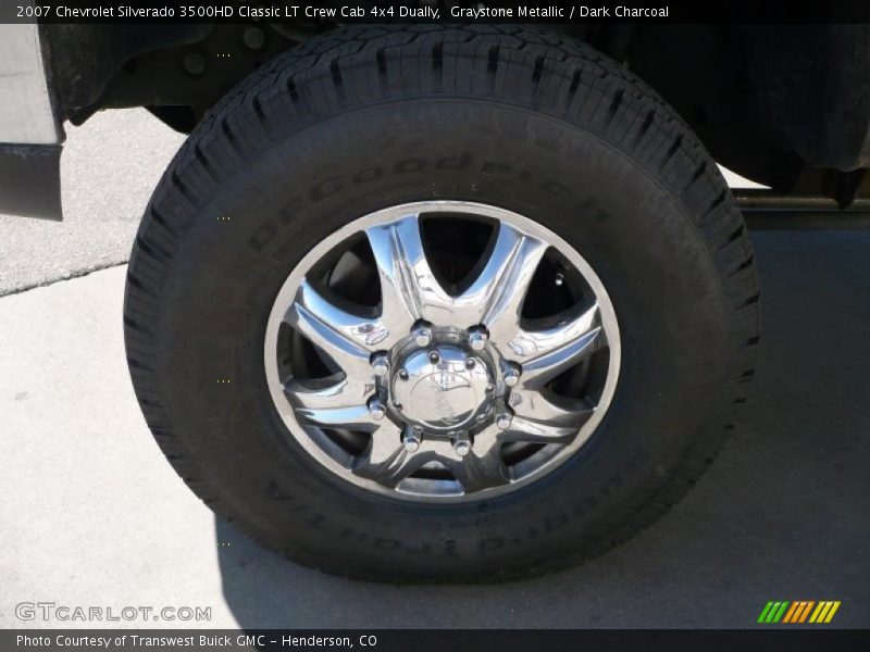 Graystone Metallic / Dark Charcoal 2007 Chevrolet Silverado 3500HD Classic LT Crew Cab 4x4 Dually