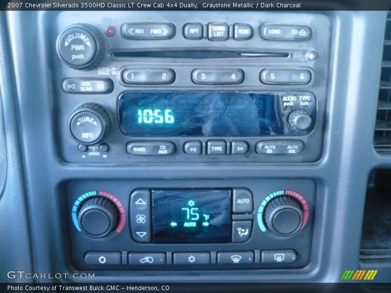 Graystone Metallic / Dark Charcoal 2007 Chevrolet Silverado 3500HD Classic LT Crew Cab 4x4 Dually