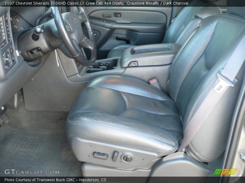 Graystone Metallic / Dark Charcoal 2007 Chevrolet Silverado 3500HD Classic LT Crew Cab 4x4 Dually