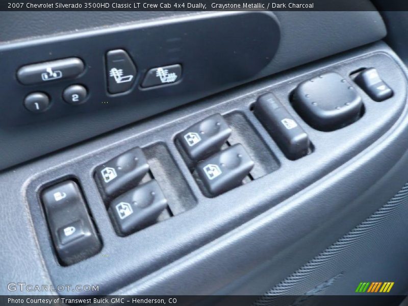 Graystone Metallic / Dark Charcoal 2007 Chevrolet Silverado 3500HD Classic LT Crew Cab 4x4 Dually