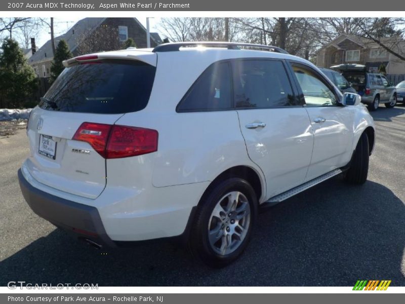 Aspen White Pearl / Parchment 2007 Acura MDX Technology