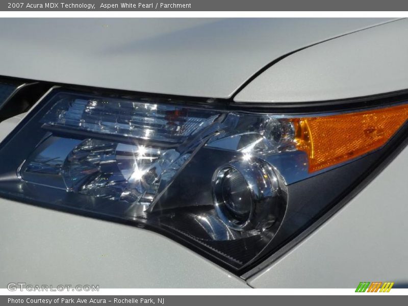 Aspen White Pearl / Parchment 2007 Acura MDX Technology