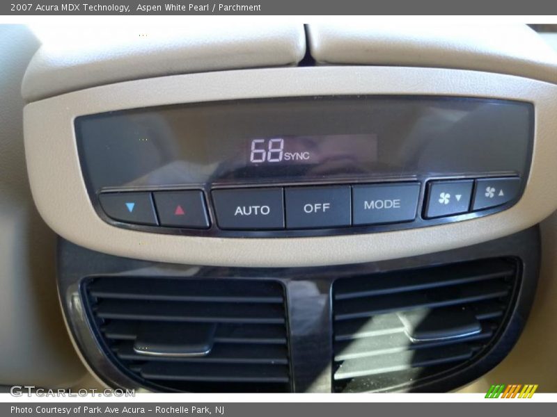 Aspen White Pearl / Parchment 2007 Acura MDX Technology