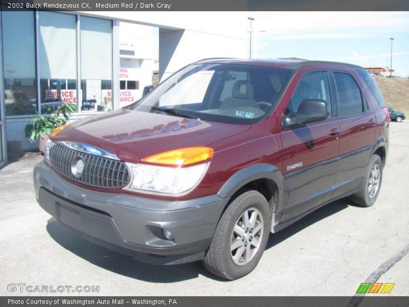 Medium Red / Dark Gray 2002 Buick Rendezvous CX