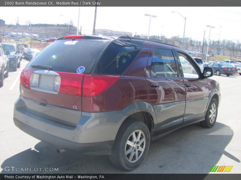 Medium Red / Dark Gray 2002 Buick Rendezvous CX