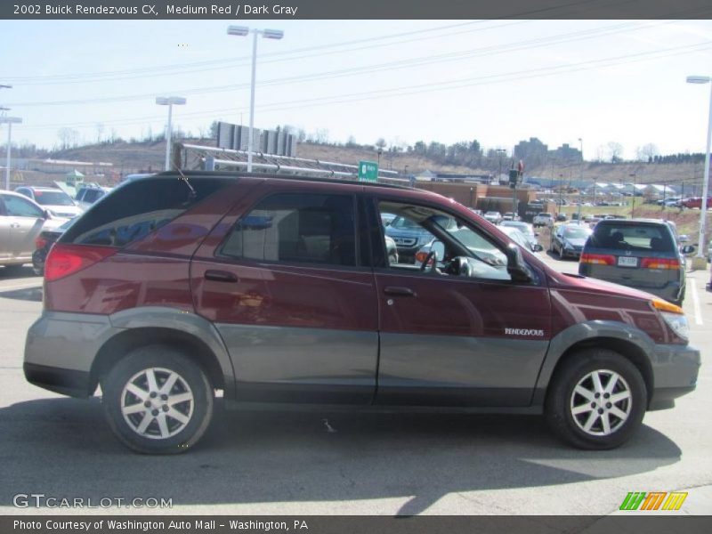 Medium Red / Dark Gray 2002 Buick Rendezvous CX