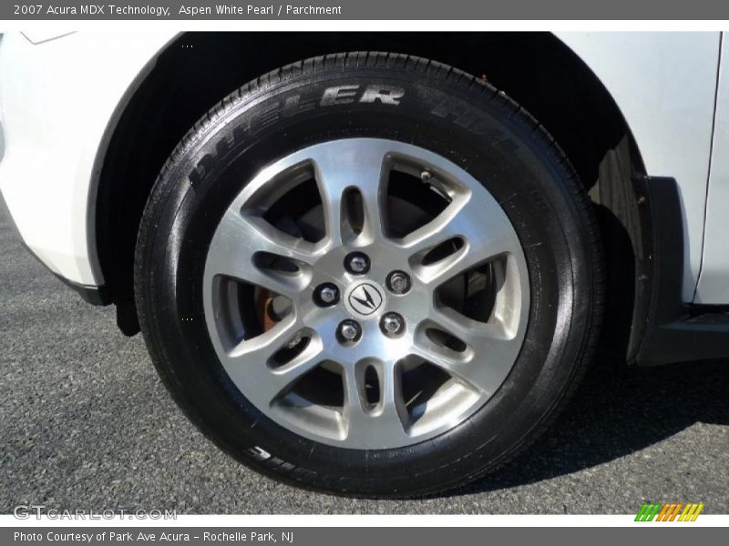 Aspen White Pearl / Parchment 2007 Acura MDX Technology