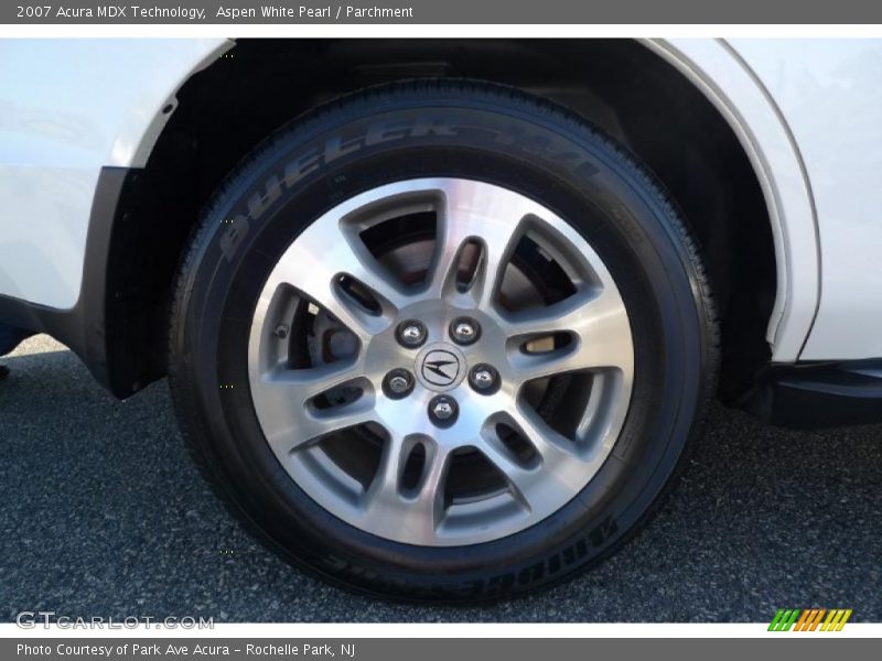 Aspen White Pearl / Parchment 2007 Acura MDX Technology