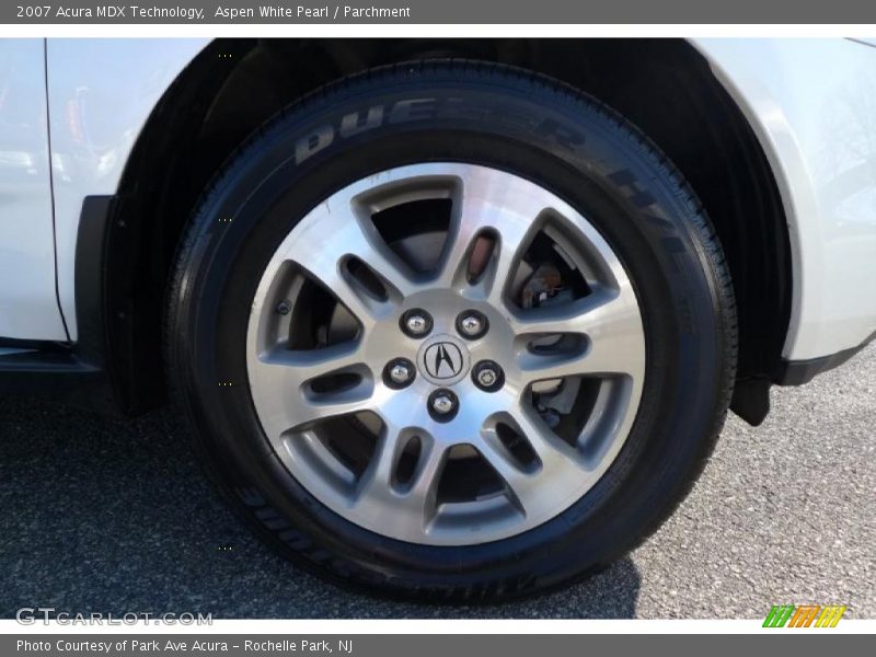 Aspen White Pearl / Parchment 2007 Acura MDX Technology