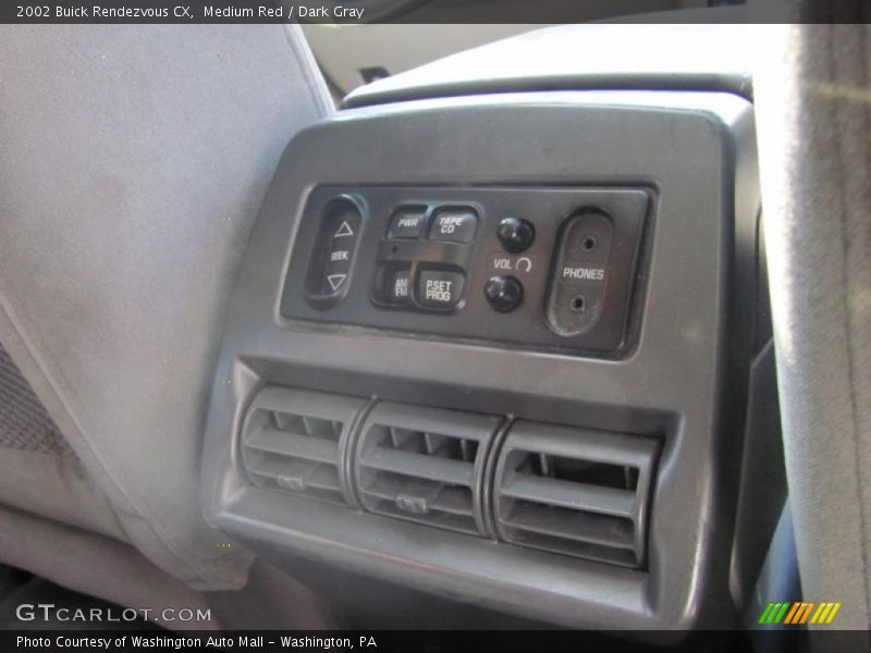 Medium Red / Dark Gray 2002 Buick Rendezvous CX