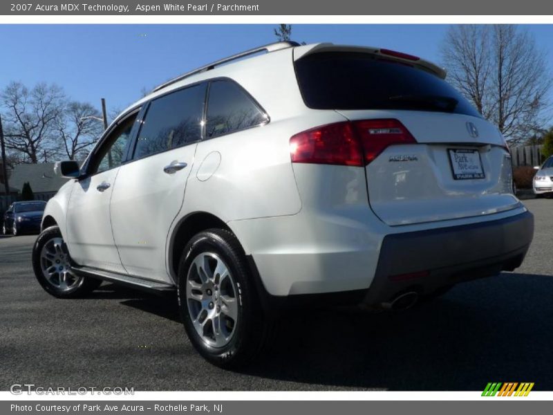 Aspen White Pearl / Parchment 2007 Acura MDX Technology