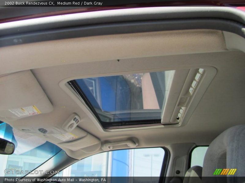 Medium Red / Dark Gray 2002 Buick Rendezvous CX