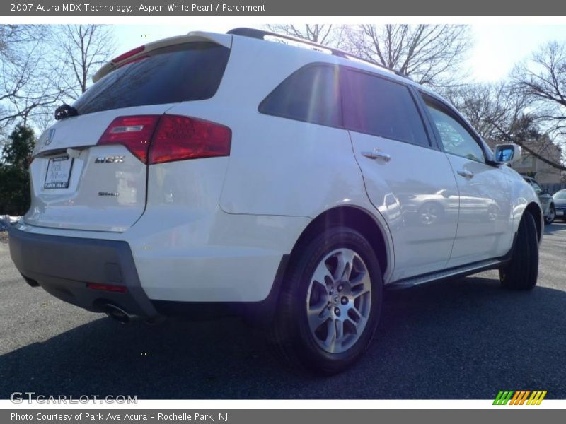 Aspen White Pearl / Parchment 2007 Acura MDX Technology