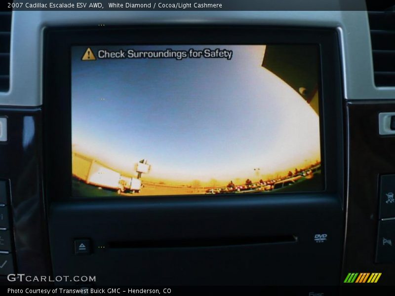 White Diamond / Cocoa/Light Cashmere 2007 Cadillac Escalade ESV AWD