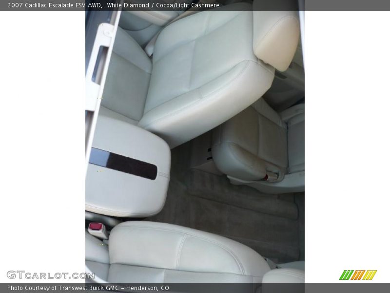 White Diamond / Cocoa/Light Cashmere 2007 Cadillac Escalade ESV AWD