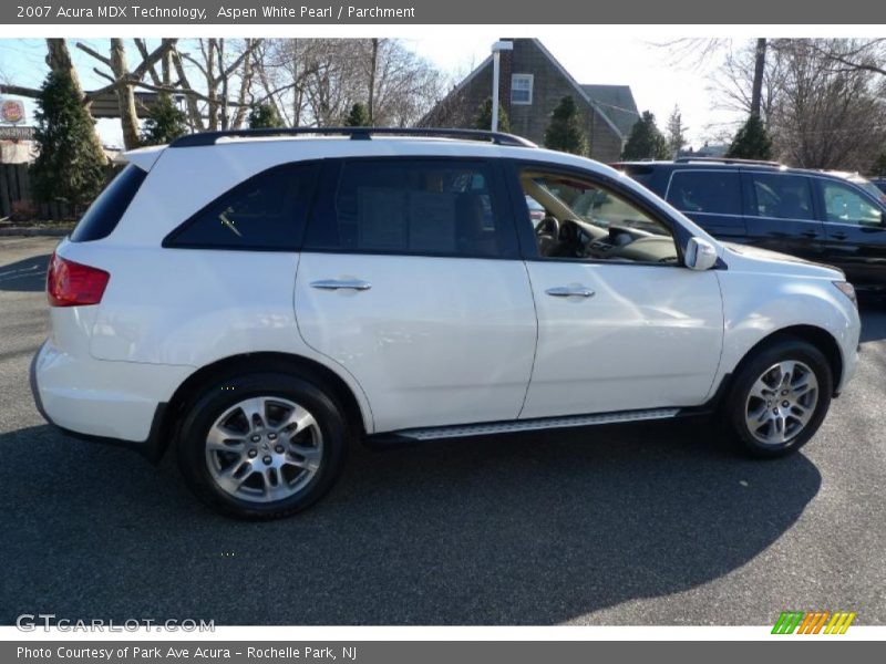 Aspen White Pearl / Parchment 2007 Acura MDX Technology